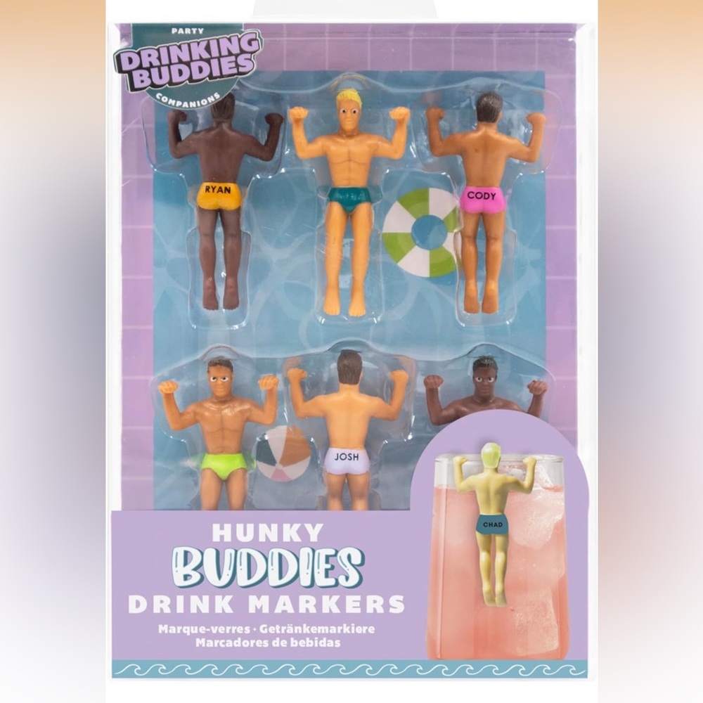Hunky Drink Markers Set